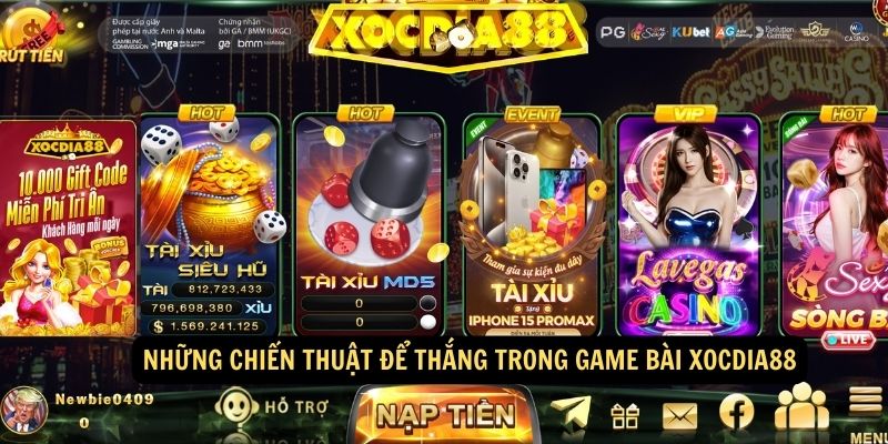 Những chiến thuật để thắng trong Game Bài xocdia88